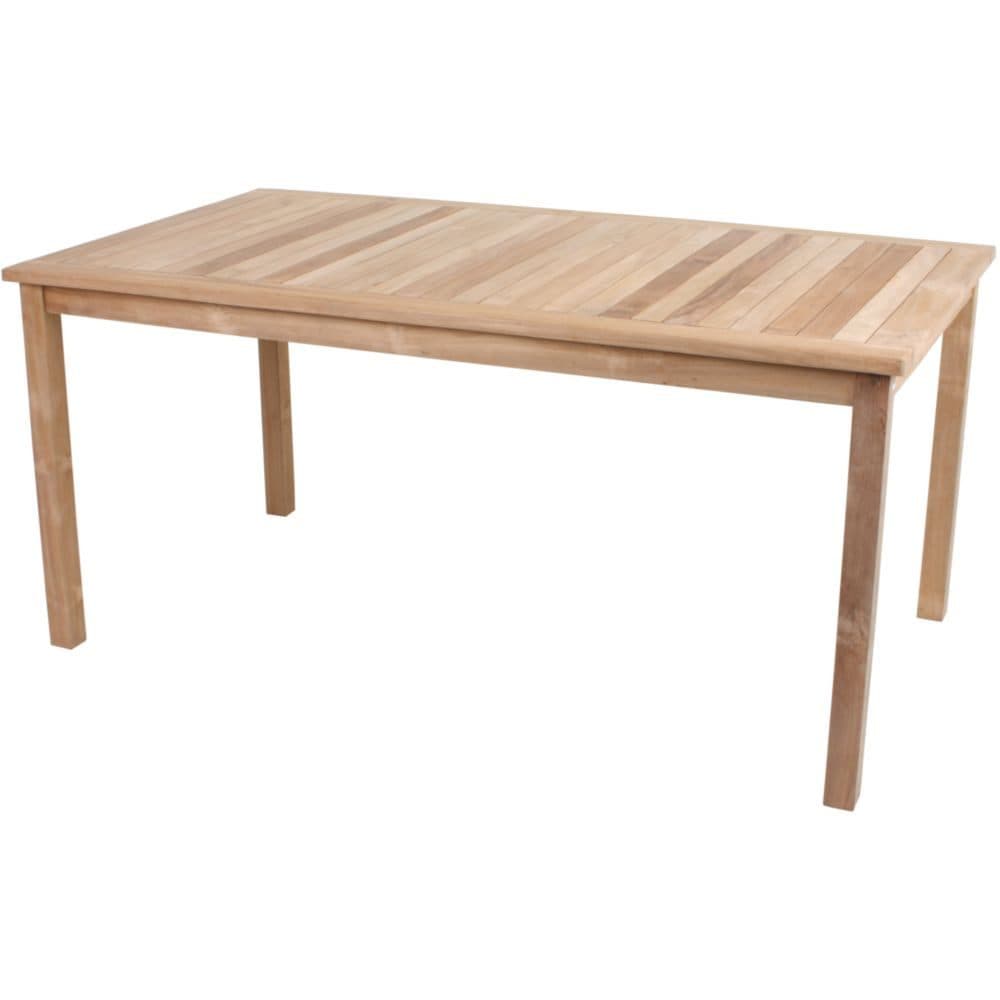 Garden Pleasure Gartentisch SOLO Rechteckig Teak B-grade Unbehandelt