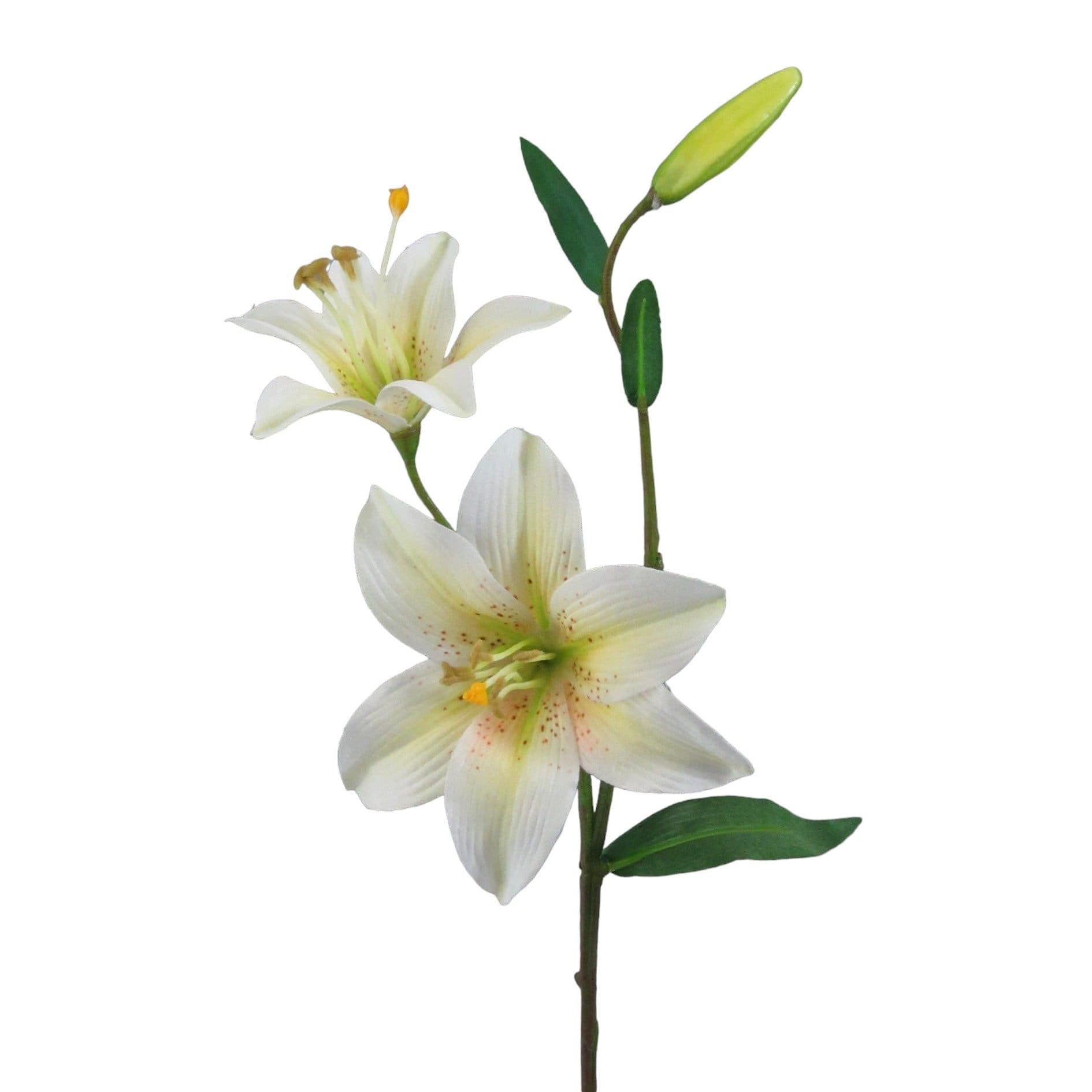 Gasper Kunstblume LILIE 60cm mit 2 Blüten und Knospe