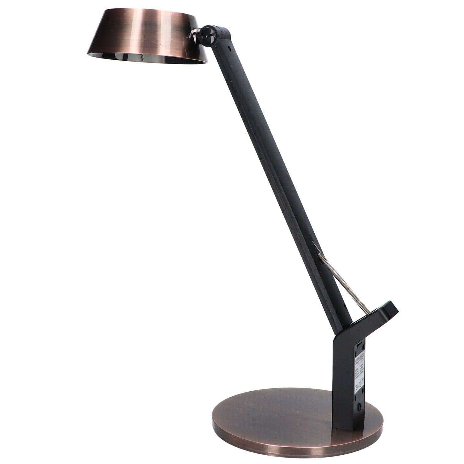 Maxcom GlowPro LED-Tischlampe Dimmbar Kupfer USB
