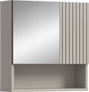 welltime Spiegelschrank MANI Beige 2 Türen 1 offenes Fach Bild 2