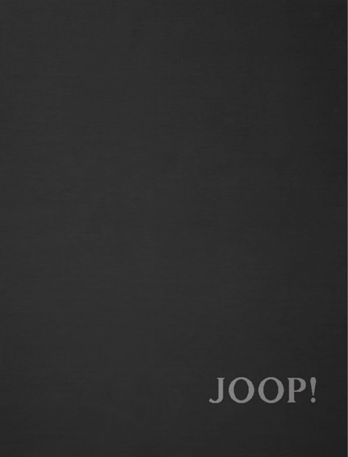 JOOP! Wohndecke Uni-Doubleface Schwarz-Anthrazit Fleece