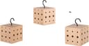 WONDERMAKE Insektenhotel 3er Set Buche Holz Braun Schwarz Bild 2