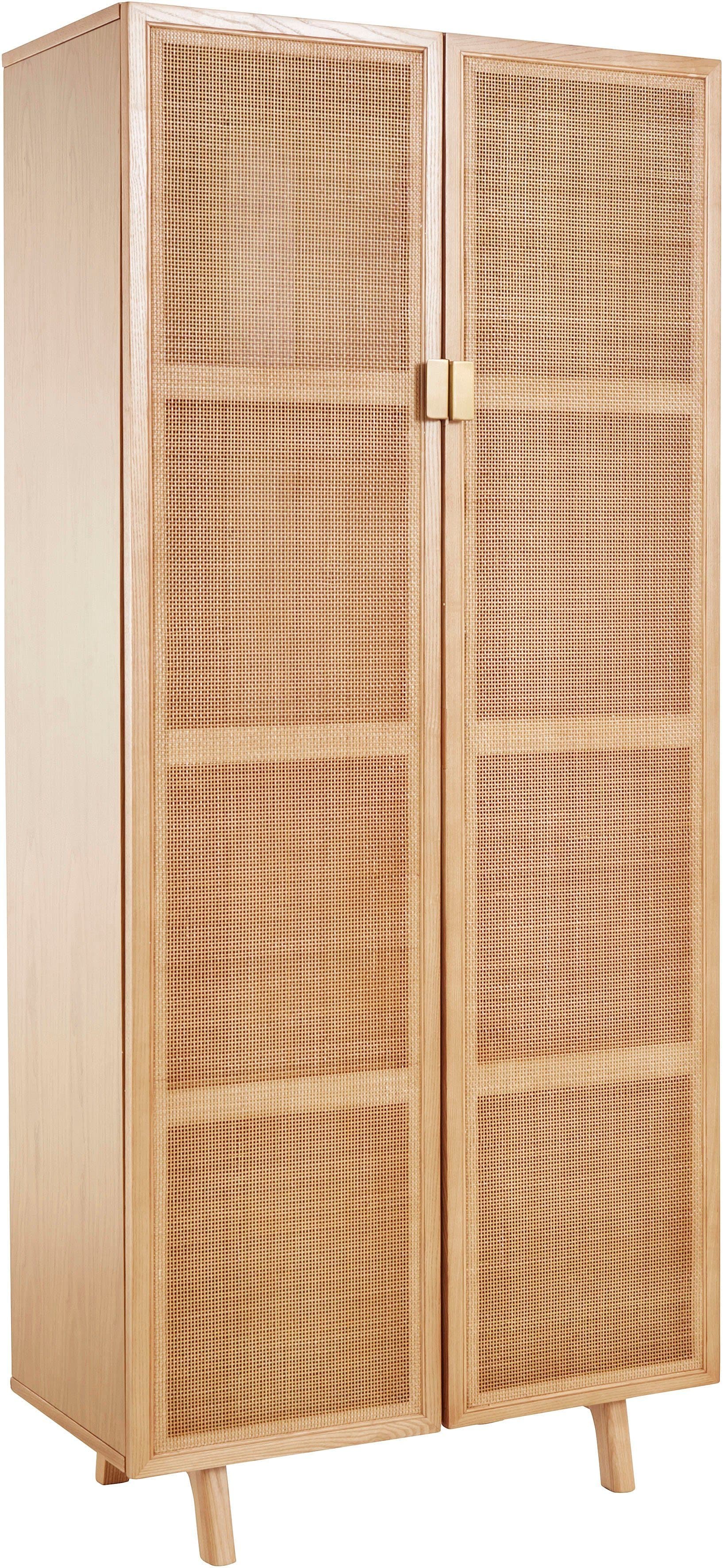 LeGer Home Highboard Lina Beige FSC-Zertifiziert Teilmassiv - Bild 2