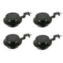 HAC24 LED Solar-Dachrinnenlampe Schwarz Kaltweiß Bild 2