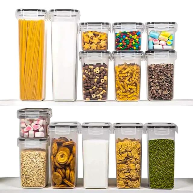POPOLIC Aufbewahrungsbox 24-teiliges Frischhaltedosen-Set