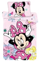 Disney Minnie Maus Kinderbettwäsche 100x135 + 40x60 cm Baumwolle Bunt Bild 2