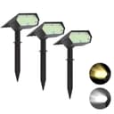 VIVIHEYDAY Solarstrahler LED Schwarz Warmweiß/Kaltweiß IP65 Bild 2