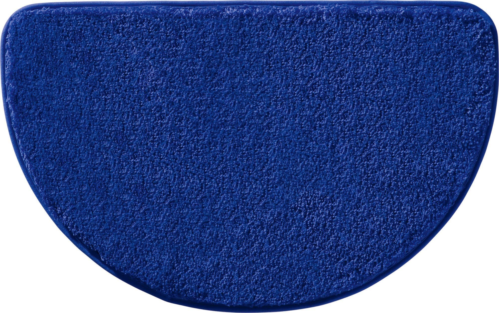 Erwin Müller Badematte Rhodos Halbrund Royalblau Microfaser - Bild 2