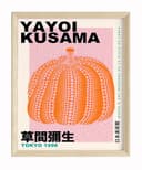 JUSTGOODMOOD Poster Yayoi Kusama Kürbis Tokio 1998 Wandbild ohne Rahmen Bild 2