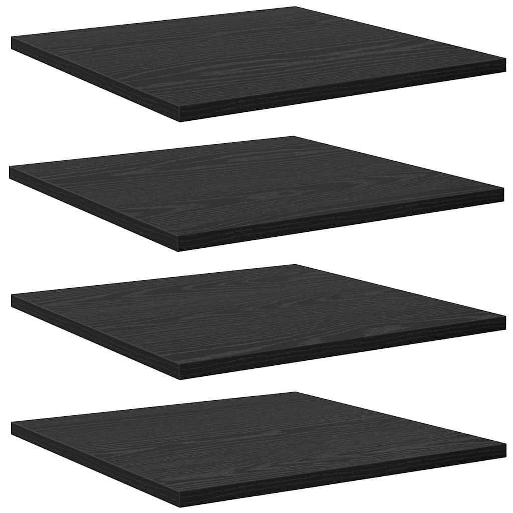 vidaXL Bücherregal Schwarz 4-tlg. Holzwerkstoff Modern - Bild 2