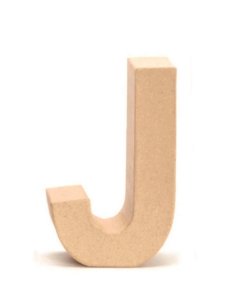 Glorex Deko-Buchstaben Papp-Buchstabe J