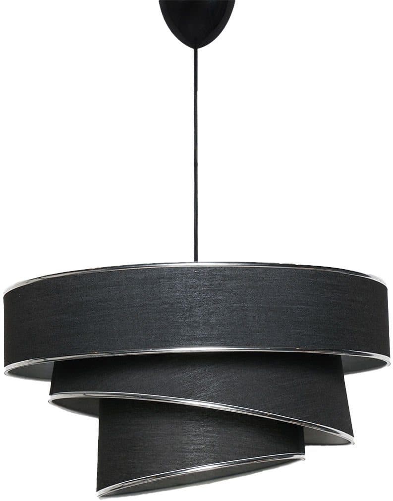 Opviq Kronleuchter Cotton Cap Schwarz Silber Metall - Bild 2