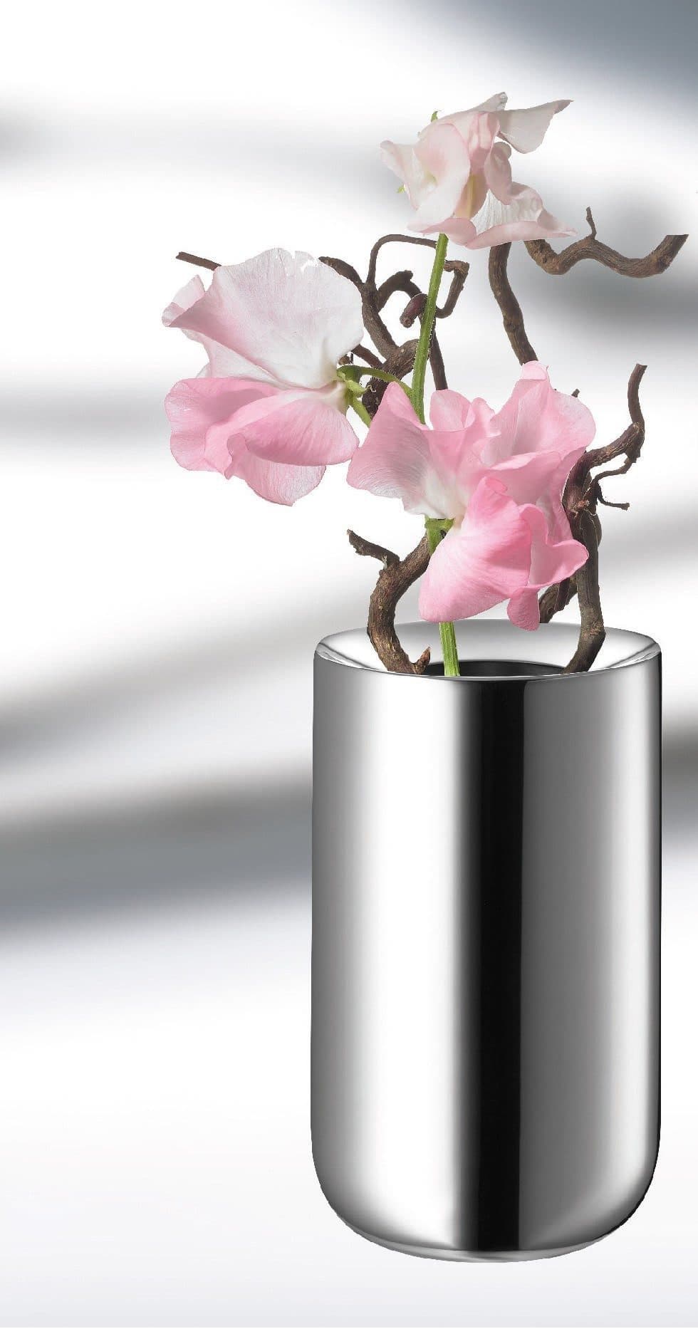 PURESIGNS Tischvase BREEZE Silber Edelstahl
