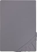 Biberna Spannbettlaken Leila Jersey Grau Silber 100% Baumwolle Bild 2