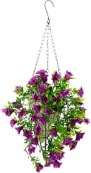 I.GE.A. Kunstblume Petunien-Hänger mit Hängeampel Lavendel Polyester Bild 2