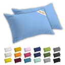 Lavea Kissenbezug 2er Set Jersey 100% Baumwolle Blau Bild 2