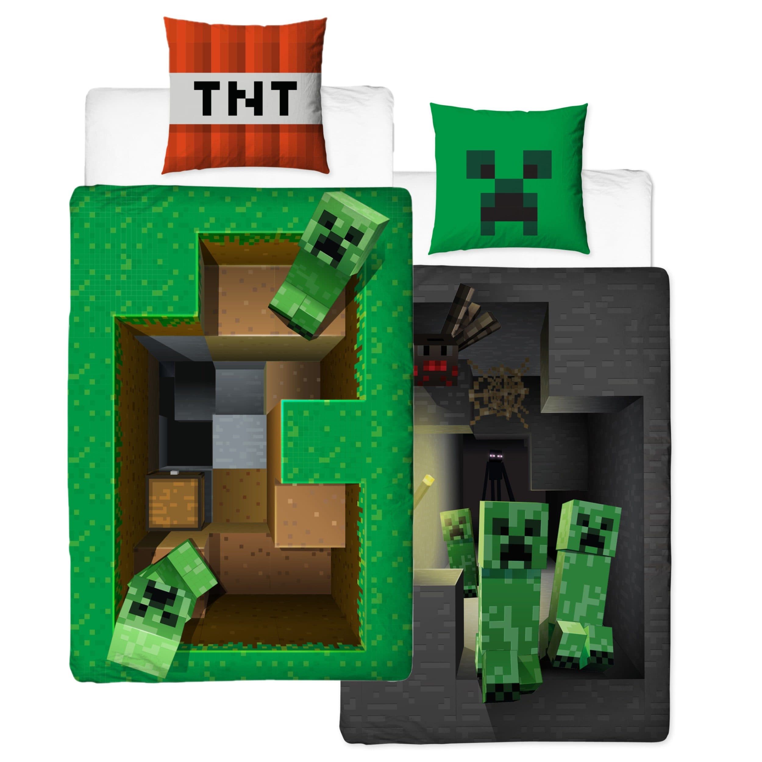 Familando Minecraft Kinderbettwäsche 135x200 Renforcé 3D Motiv - Bild 2