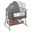 JEOBEST Beistellbett 3 in 1 Babybett mit Moskitonetz, 6-fach Höhenverstellung Bild 2