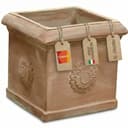 Teramico Blumentopf Terrakotta Cubo Rosone 30cm frostfest Bild 2
