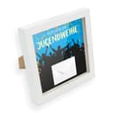 itenga Bilderrahmen Spardose Weiß Holz 20x20 cm Geldgeschenk Bild 2