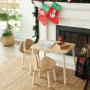 COZYCOLLECTIONS Kindersitzgruppe 3-tlg. Kiefernholz Hasenmotiv Bild 2