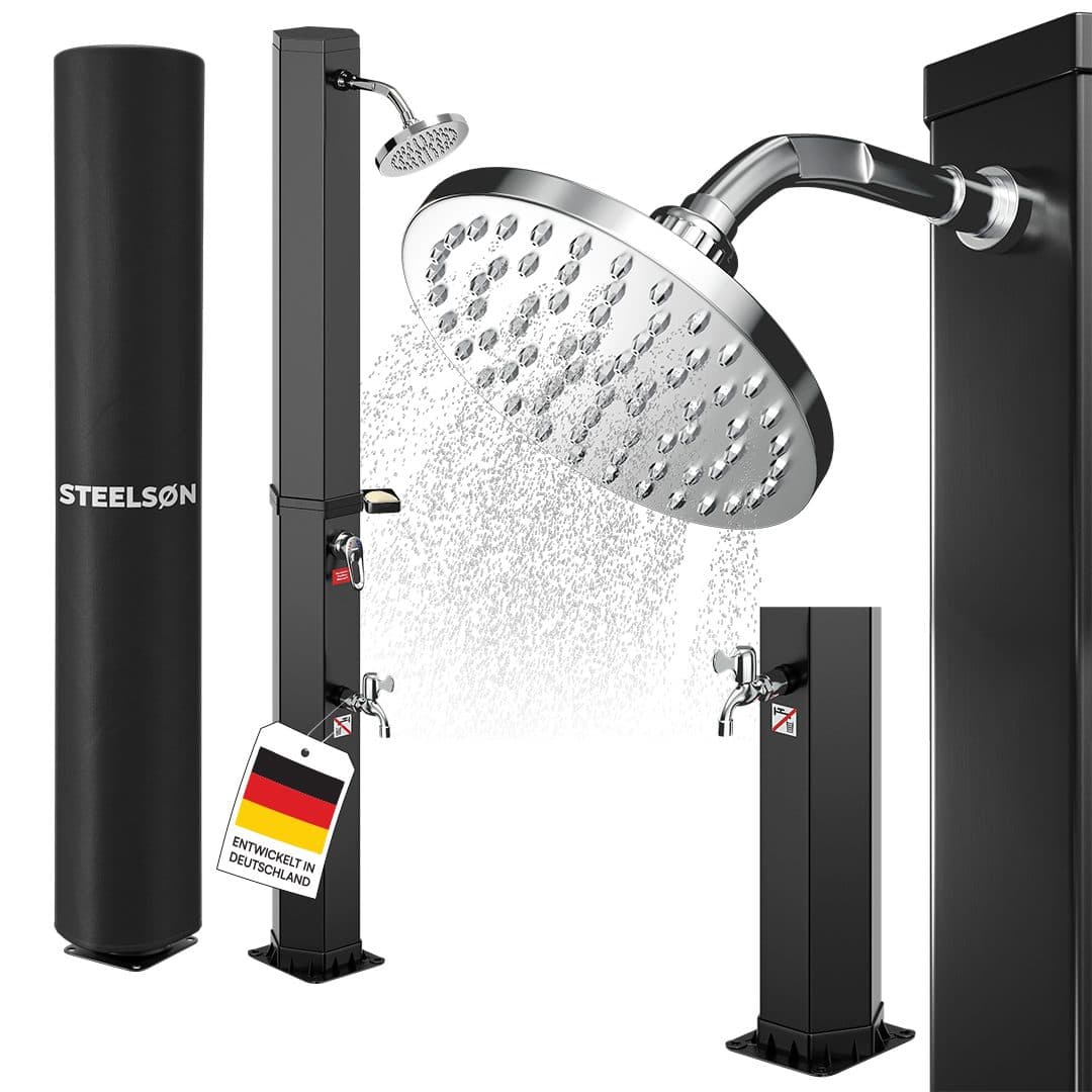 STEELSØN Solardusche Xypher 60L Hexagon Gartendusche - Bild 2