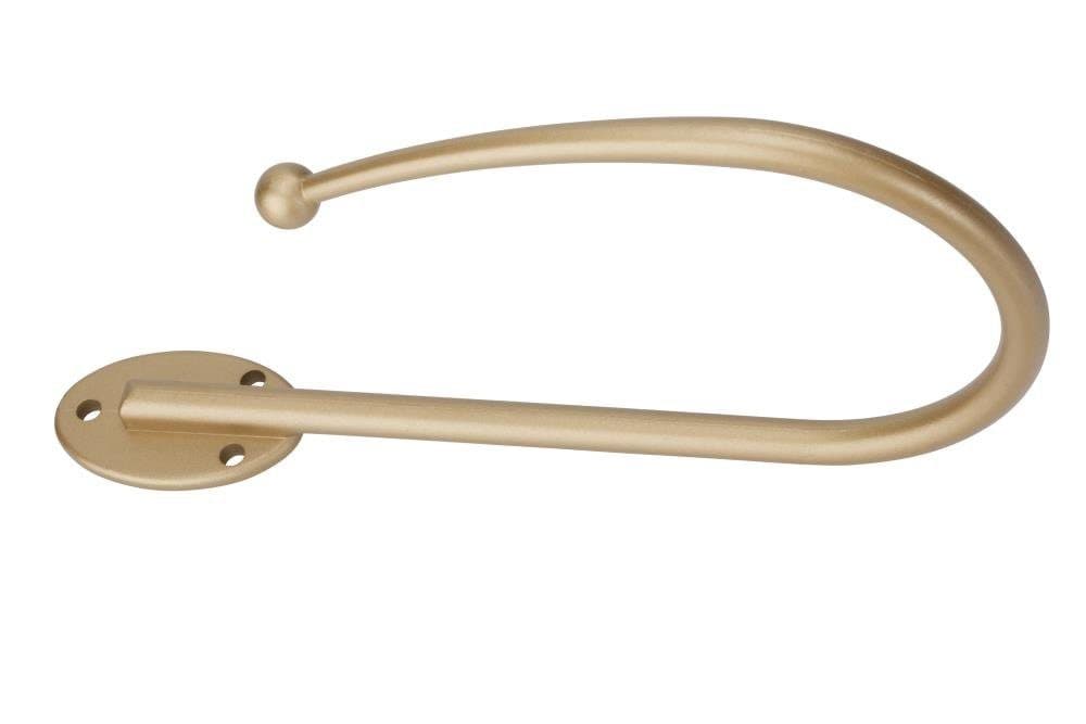 DécoProfi Raffhalter 1 Stück Raffbügel Gold Metall für Gardinen - Bild 2