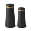 flature Tischvase Keramik 2er-Set Schwarz Boho Style Bild 2