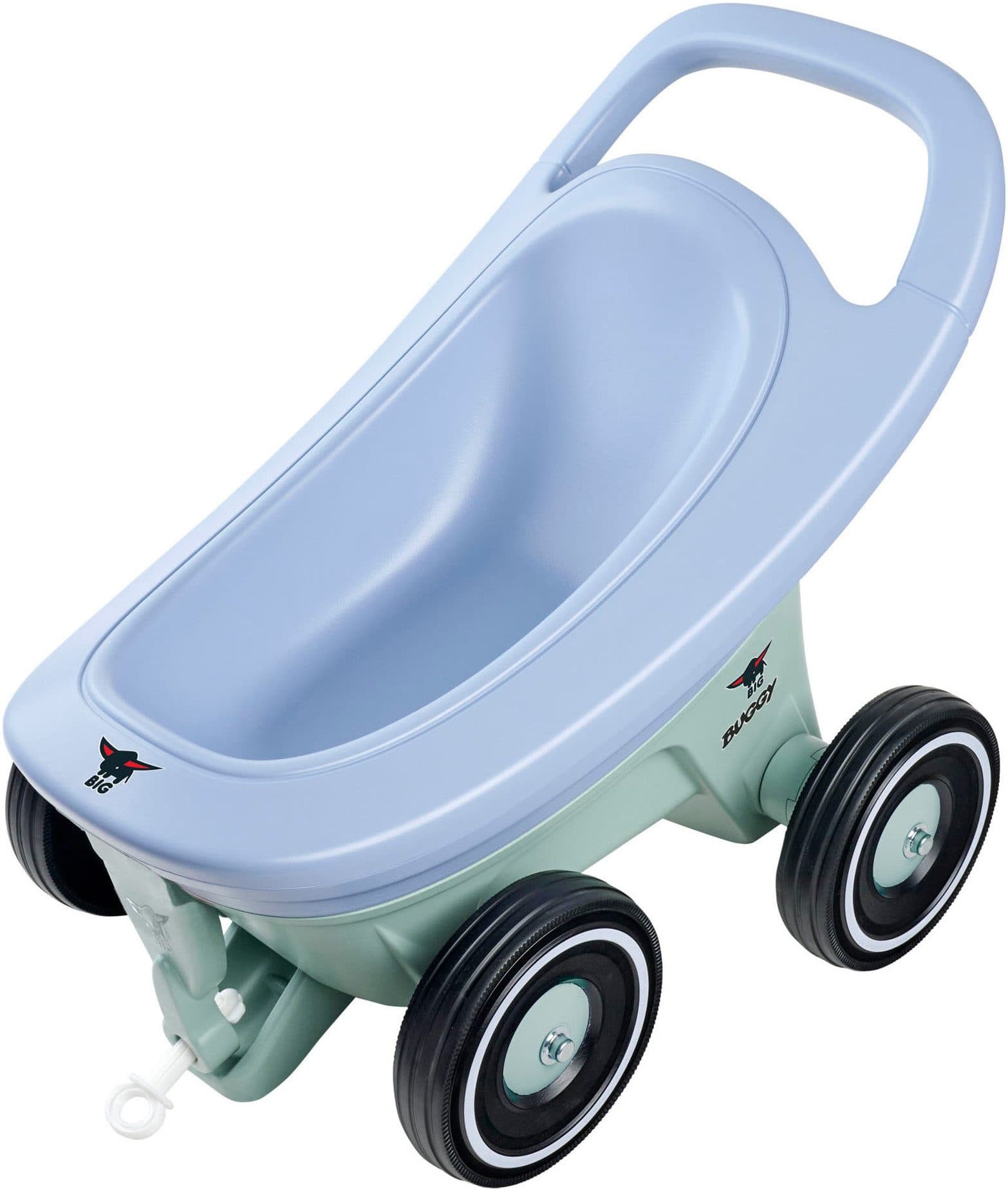 BIG Buggy 3-in-1 Lauflernhilfe Blau Made in Germany - Bild 2