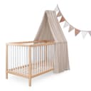 Ehrenkind Baldachin & Wimpelkette Set Beige Kinderzimmer Deko Bild 2