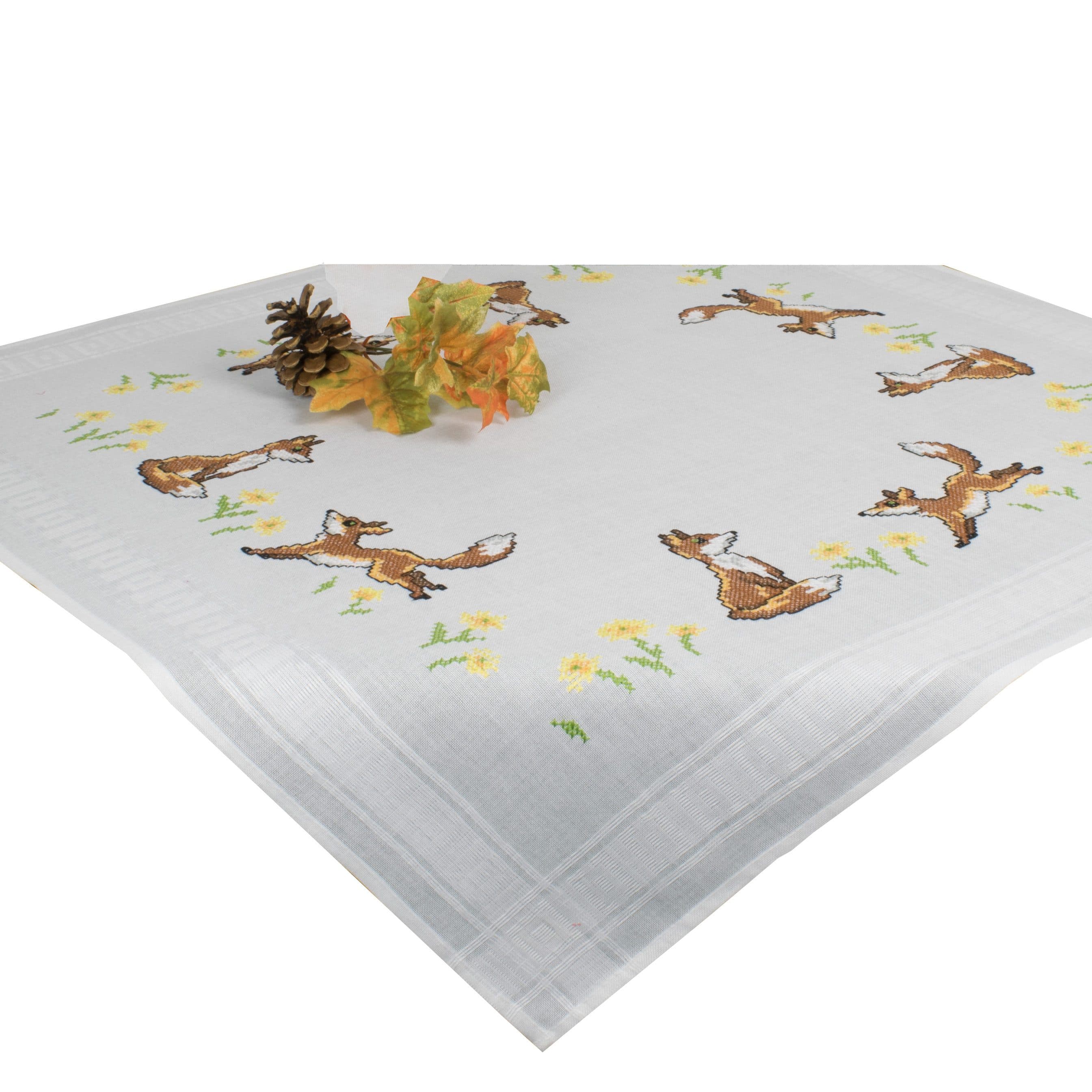 Delindo Lifestyle Stickpackung Kreuzstich Herbst-Motive Weiß - Bild 2
