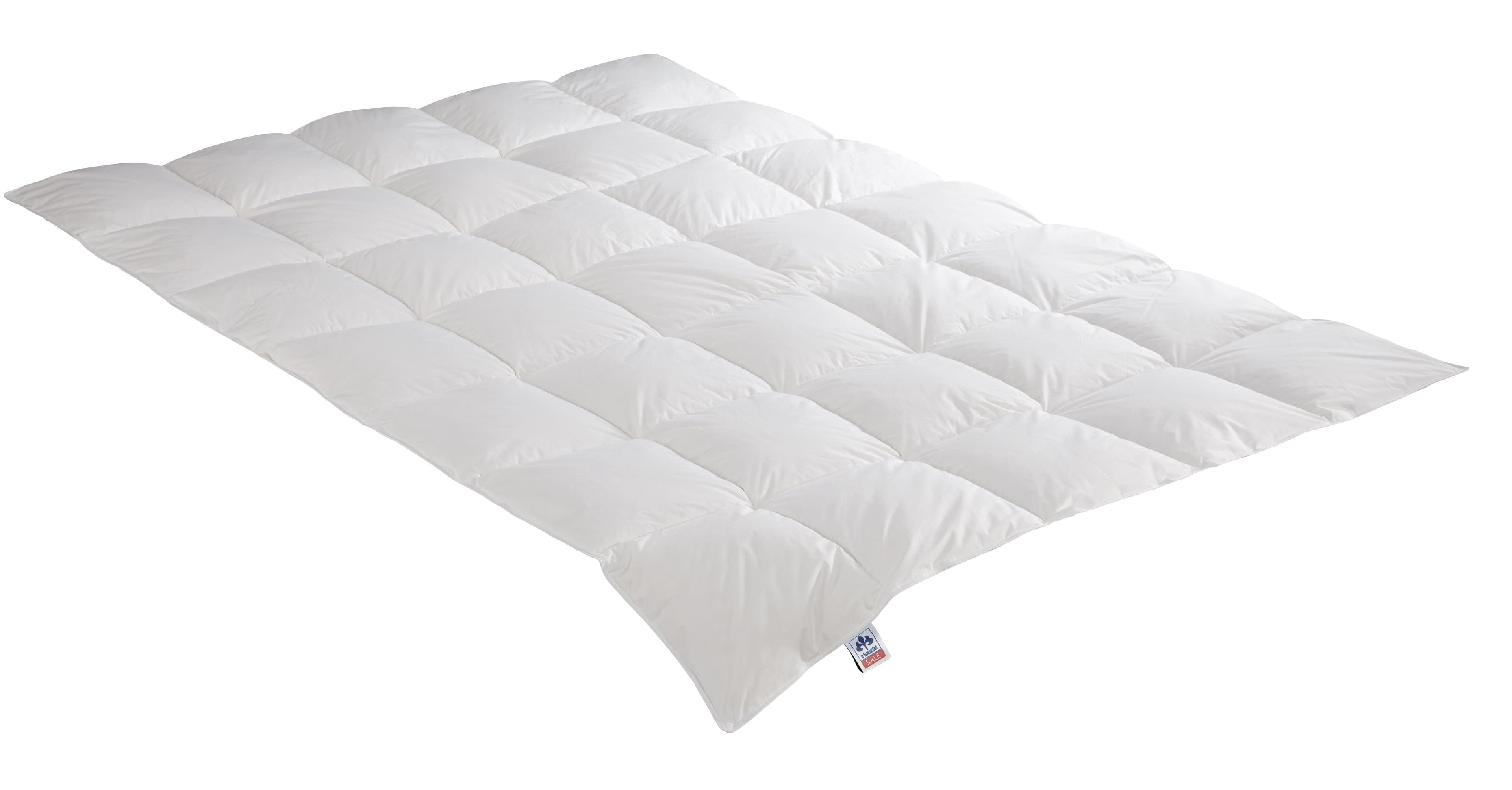 Irisette Sale Daunenbettdecke Nora 100% Daunen Baumwolle Weiss - Bild 2