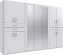 WIMEX Taiga Kleiderschrank mit Spiegel Weiß Modern Bild 2