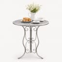HTI-Living Gartentisch Lani Grau Metall Bild 2