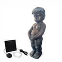 Arnusa Solar Wasserspeier Junge klassisch Gartendeko Polyresin Bild 2