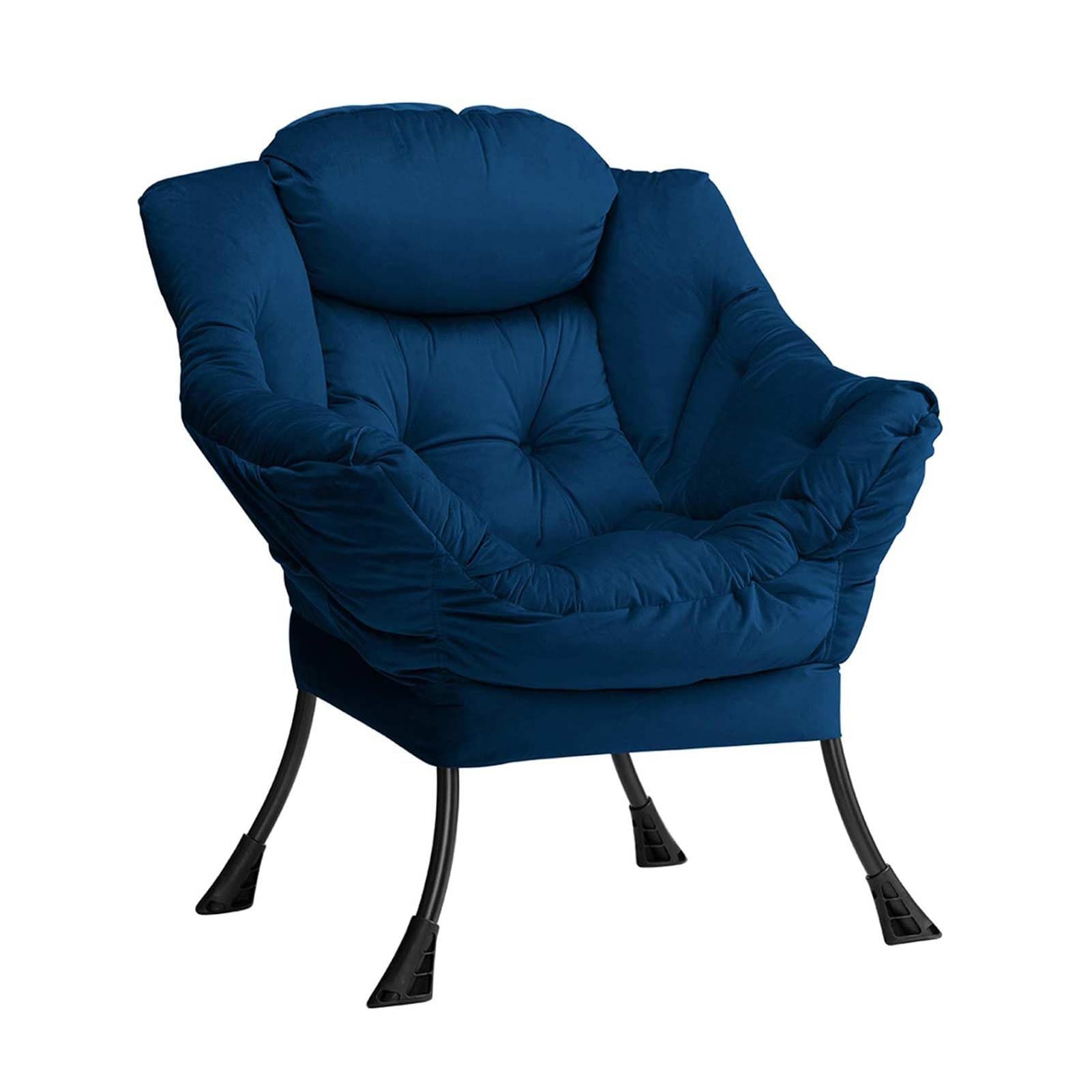 SKYMOVE Ohrensessel Relaxsessel mit Hocker Blau Ergonomisch - Bild 2