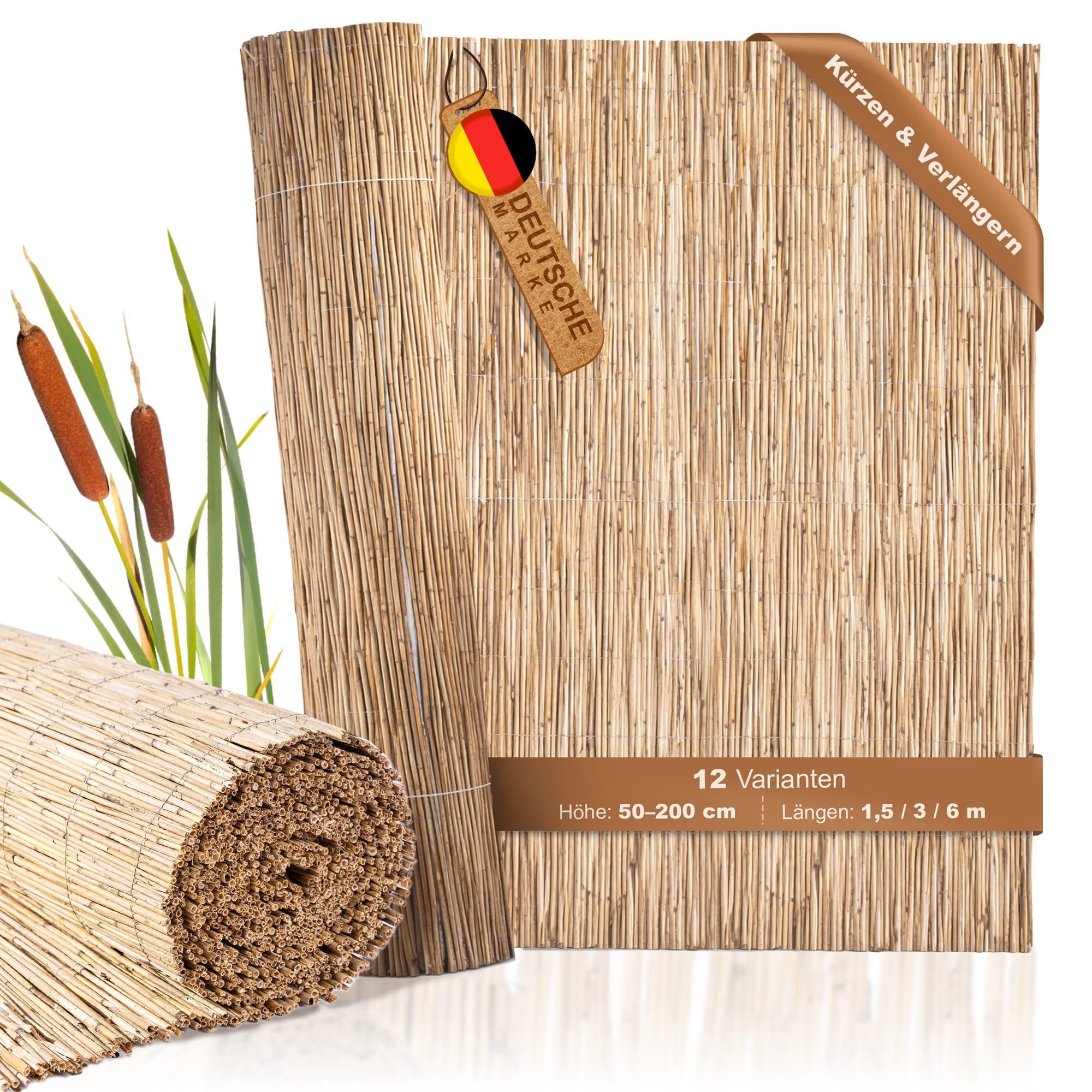 BooGardi Schilfrohrmatte Sichtschutz Natur - Bild 2