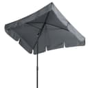 Doppler® Rechteckschirm Waterproof Anthrazit Höhenverstellbar Kippbar Bild 2