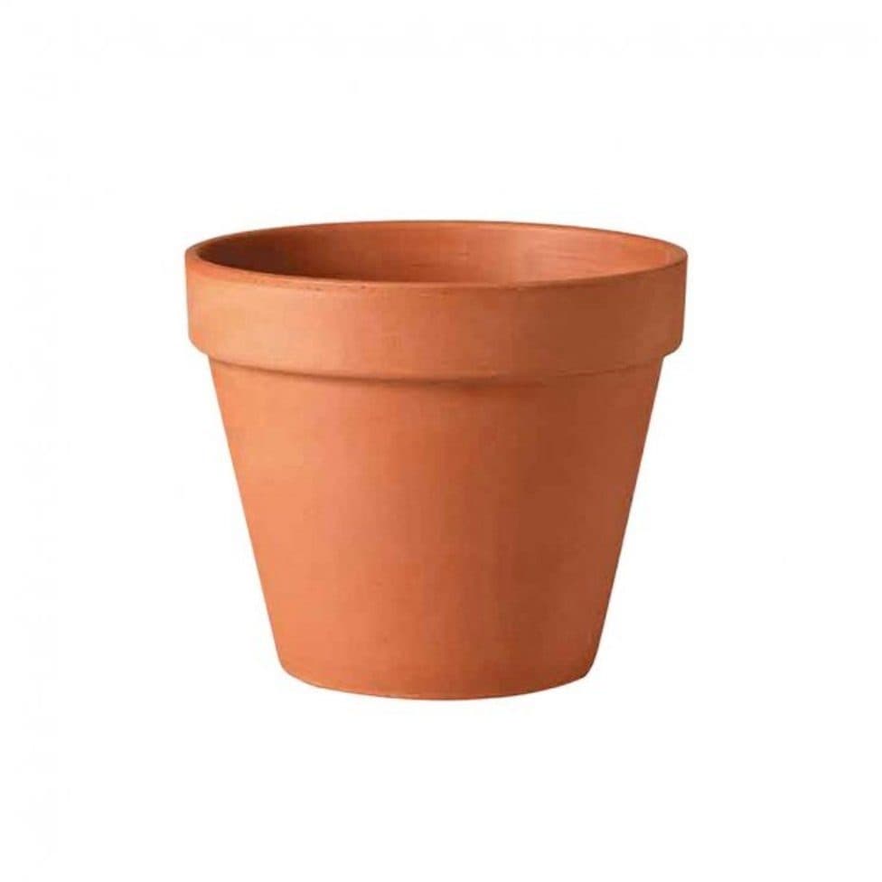 Greemotion Blumentopf Ton Terrakotta Rund Ø 23 cm