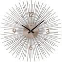 AMS Wanduhr W9610 Grau Metall Quarzuhr 50cm Bild 2