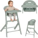 Lionelo Hochstuhl BENY Set Grün Sage Verstellbare Fußstütze Bild 2