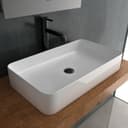 Alpenberger Aufsatzwaschbecken Keramik Weiß Modern Bild 2