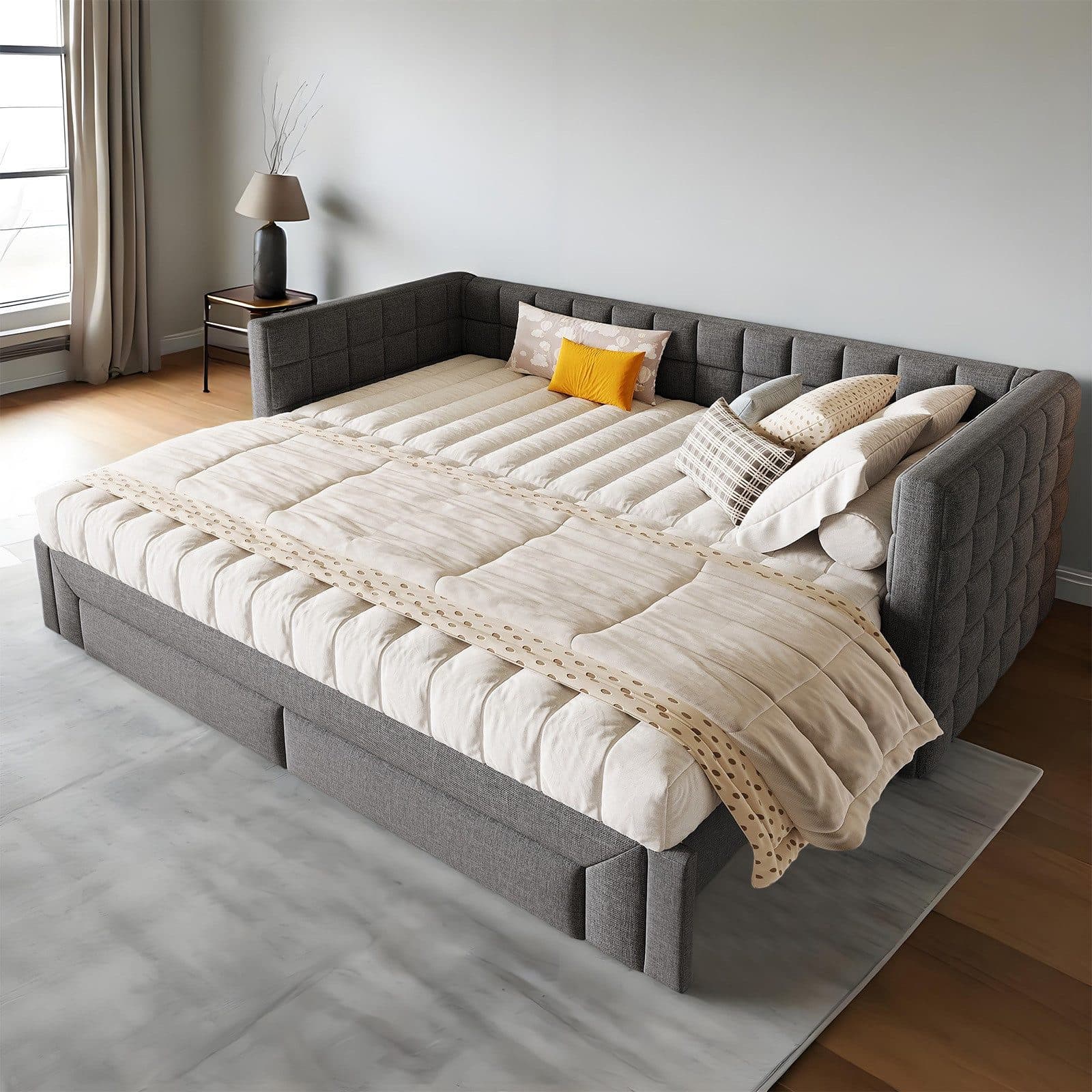 MODFU Daybett Funktionsbett 90x200 cm 2 Schubladen - Bild 2