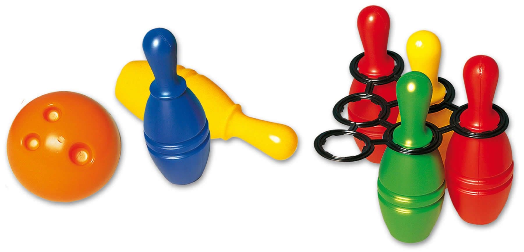 Dohany Bowling Kegel Spielset 8-tlg. mit Ball & Halterung