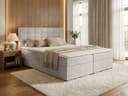 Beautysofa Boxspringbett TOPIQ mit Bettkasten, Federkernmatratze Bild 2