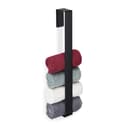 relaxdays Handtuchhalter ohne Bohren Schwarz Edelstahl Bild 2