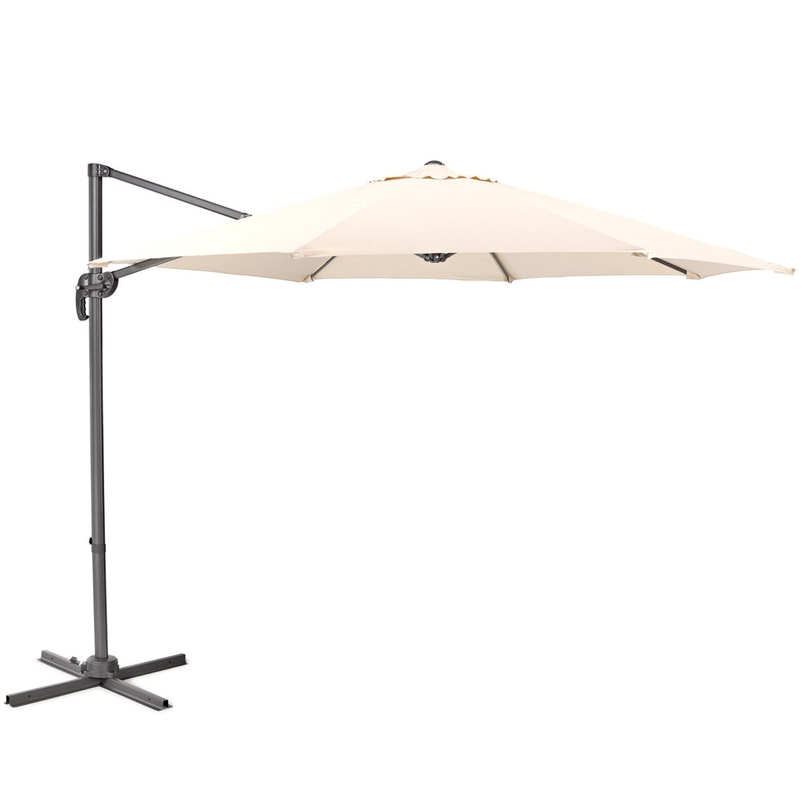 SVITA Ampelschirm Sonnenschirm Beige höhenverstellbar - Bild 2
