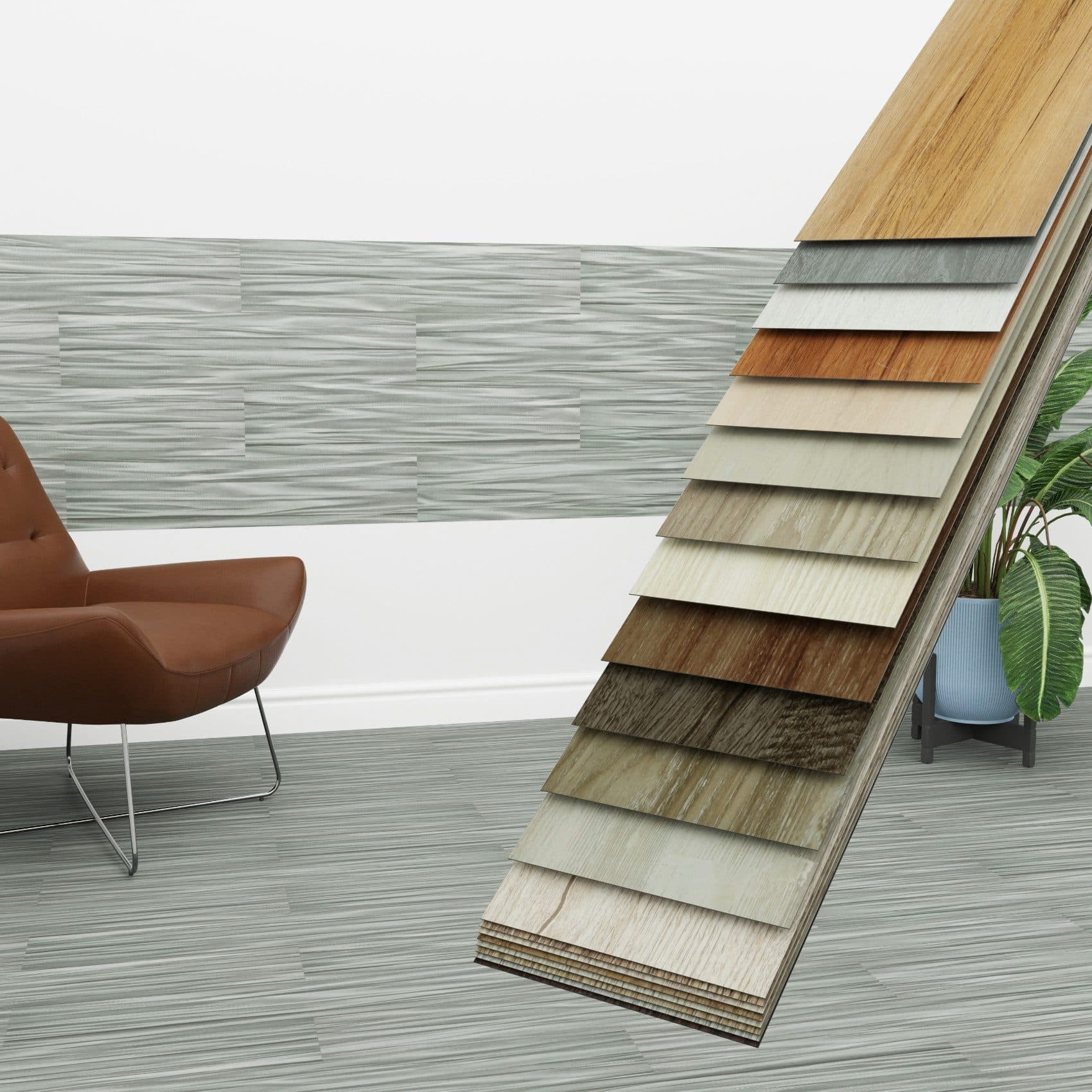 Hexim Vinylboden, Vinyldielen 0,97m² selbstklebend PVC Wandverkleidung Bodenbelag Holzoptik 91x15cm Paneele für Wand & Boden Holzdielen grau - Bild 2
