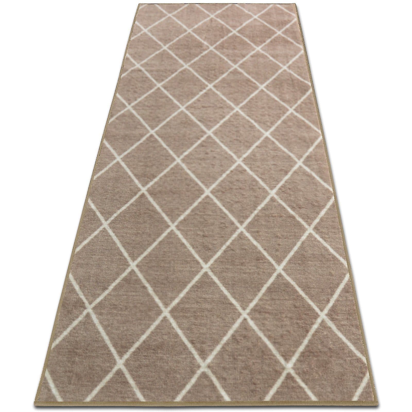 Floordirekt Läufer Cosenza Teppichläufer Beige Rauten-Design - Bild 2