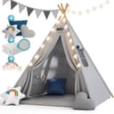 Spielwerk Kindertipi mit Lichterkette und Kissen Bild 2